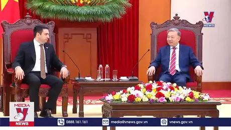 Tổng Bí thư Tô Lâm tiếp Chủ tịch Quốc hội Armenia