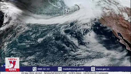 Bão bom tấn công Bờ Tây nước Mỹ