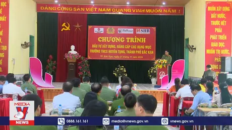 Bộ Công an triển khai xây dựng, nâng cấp hạng mục trường học tại Bắc Kạn