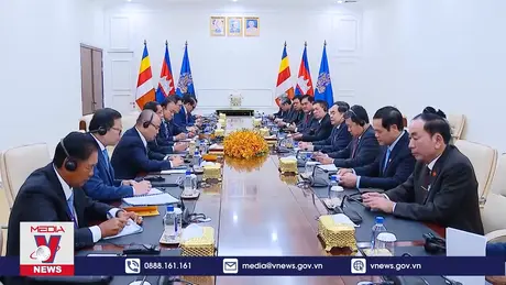 Chủ tịch Quốc hội hội kiến Chủ tịch Thượng viện Campuchia