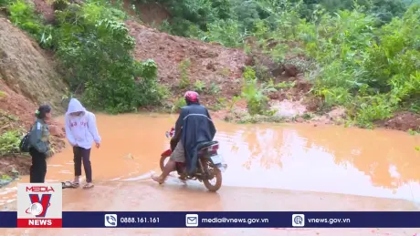 Bình Định khẩn trương khắc phục các điểm sạt lở ở huyện An Lão