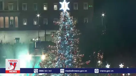 Hy Lạp tưng bừng khởi động mùa lễ Giáng sinh