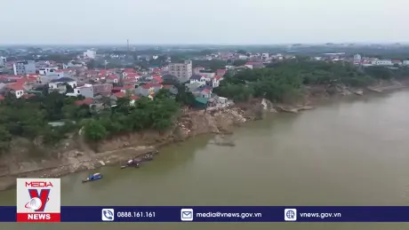 Cát tặc đe dọa loạt công trình phòng chống thiên tai