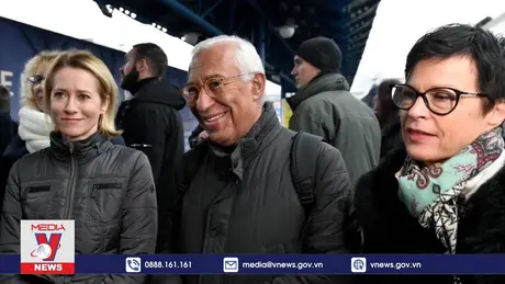 Các nhà lãnh đạo mới của EU thăm Ukraine