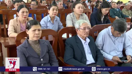 Phó Chủ tịch Quốc hội Nguyễn Khắc Định tiếp xúc cử tri tại Thái Bình