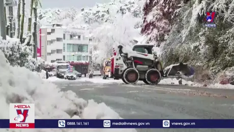 Hàn Quốc khắc phục hậu quả do tuyết rơi dày bất thường