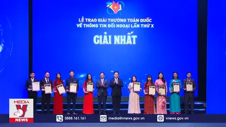 Trao Giải thưởng toàn quốc về thông tin đối ngoại lần thứ X