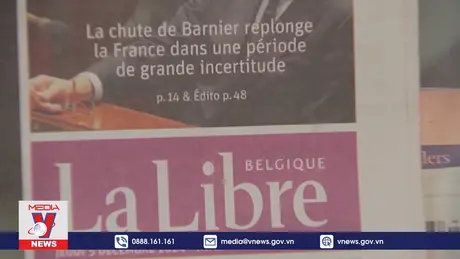 Thủ tướng Pháp Michel Barnier đệ đơn từ chức