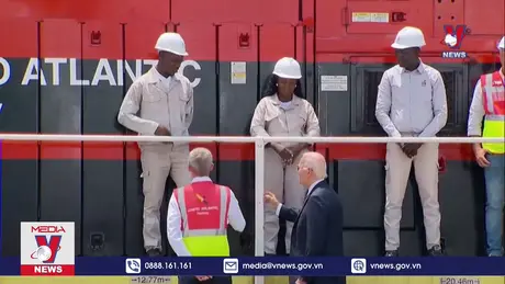 Mỹ cam kết đầu tư thêm cho hành lang đường sắt Lobito