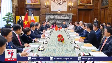 Chủ tịch Quốc hội hội đàm với Chủ tịch Thượng viện Nhật Bản