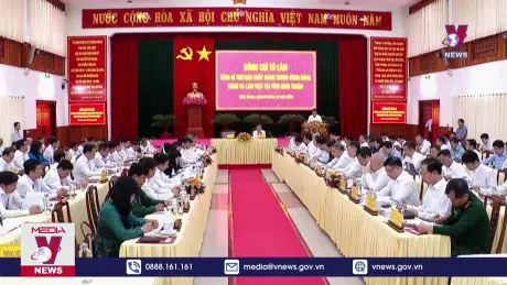 Tổng Bí thư Tô Lâm làm việc với tỉnh Ninh Thuận