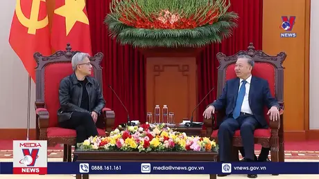 Tổng Bí thư Tô Lâm tiếp Chủ tịch Tập đoàn NVIDIA
