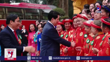 Chủ tịch nước Lương Cường gặp mặt đại biểu phụ nữ cao tuổi