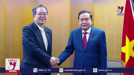 Chủ tịch Quốc hội tiếp lãnh đạo các chính Đảng Nhật Bản