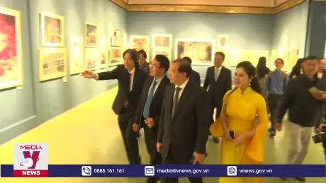 Khai mạc triển lãm Tranh đồ họa các nước ASEAN