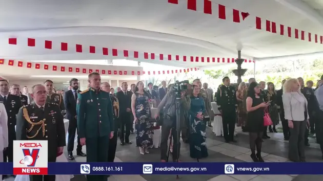 Kỷ niệm Ngày thành lập Quân đội Nhân dân Việt Nam tại Mexico