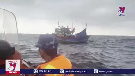 Bộ Tư lệnh Vùng Cảnh sát biển 1 cứu kéo thành công tàu cá gặp nạn