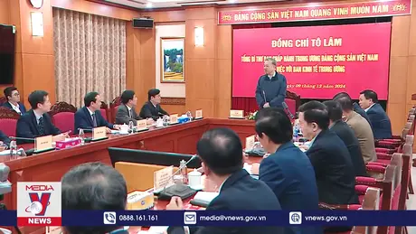 Tổng Bí thư Tô Lâm làm việc với Ban Kinh tế Trung ương 