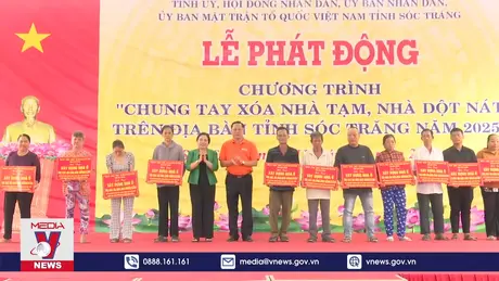 Sóc Trăng phát động xóa nhà tạm nhà dột nát