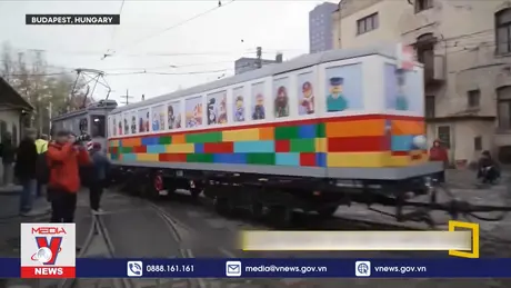 Độc đáo chiếc xe điện LEGO đầu tiên trên thế giới