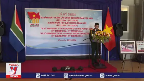 Kỷ niệm Ngày thành lập Quân đội Nhân dân Việt Nam tại Nam Phi