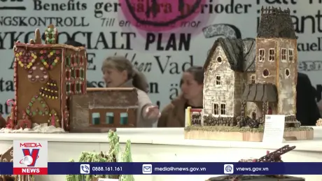 Rộn ràng cuộc thi bánh gừng ở Thuỵ Điển