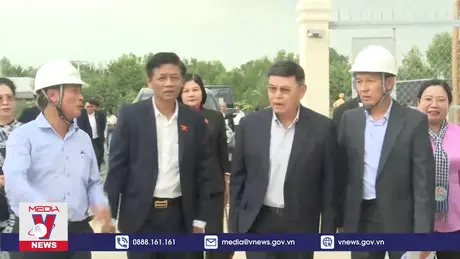 Chủ tịch Quốc hội Lào thăm, làm việc tại Sóc Trăng