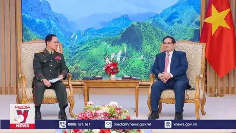 Thủ tướng Phạm Minh Chính tiếp Bộ trưởng Quốc phòng Lào