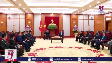 Tổng Bí thư Tô Lâm tiếp Bộ trưởng Quốc phòng Trung Quốc