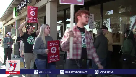 Nhân viên Starbucks đình công tại nhiều thành phố ở Mỹ