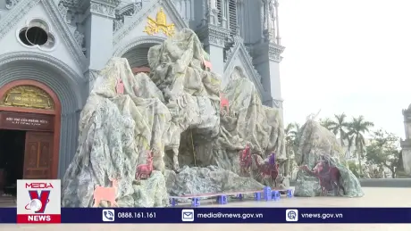 Đồng bào công giáo Thái Bình chuẩn bị đón Giáng sinh