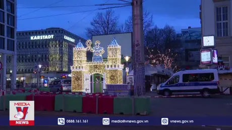 Đức tăng cường an ninh tại các chợ Giáng sinh