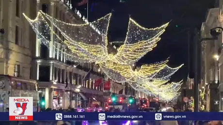 Giáng sinh ngập tràn ánh sáng ở London