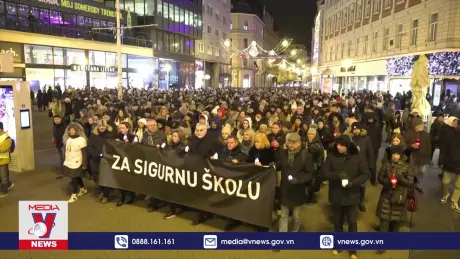 Biểu tình tại Croatia kêu gọi đảm bảo an toàn trường học