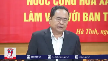 Chủ tịch Quốc hội làm việc tại Hà Tĩnh