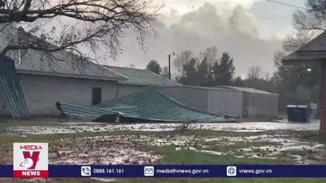 Lốc xoáy gây nhiều thiệt hại tại Mỹ