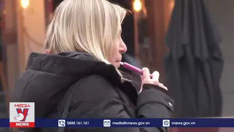 Bỉ cấm thuốc lá điện tử dùng 1 lần