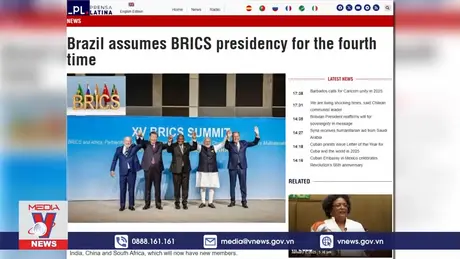 Brazil chính thức đảm nhận chức chủ tịch BRICS