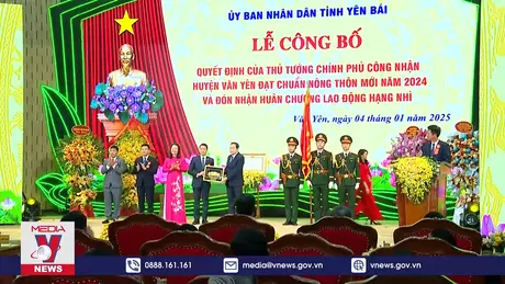 Huyện Văn Yên, Yên Bái đạt chuẩn nông thôn mới