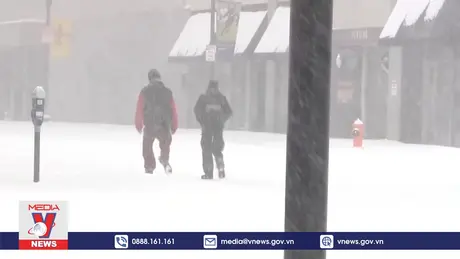 Băng tuyết gây gián đoạn giao thông ở Mỹ và châu Âu