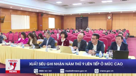 Xuất siêu ghi nhận năm thứ 9 liên tiếp ở mức cao