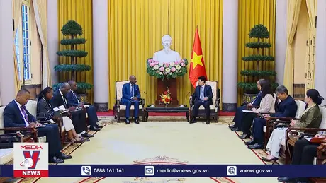 Chủ tịch nước Lương Cường tiếp Bộ trưởng Ngoại giao Togo