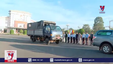 Đón 41 hài cốt liệt sĩ hy sinh ở Campuchia về nước