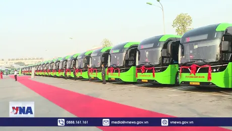 Hà Nội đưa thêm nhiều tuyến xe buýt điện vào hoạt động dịp Tết