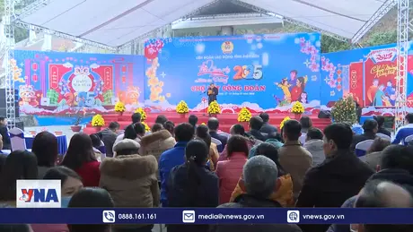 Sôi nổi Chợ Tết Công đoàn ở Điện Biên