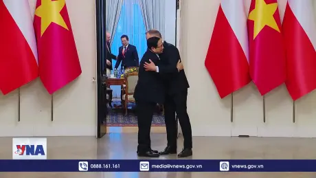 Thủ tướng Phạm Minh Chính hội kiến Tổng thống Ba Lan