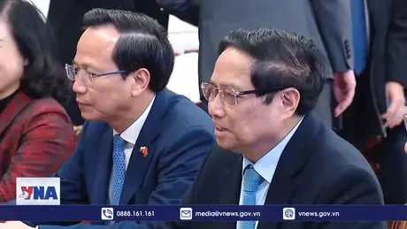 Thủ tướng Phạm Minh Chính gặp Chủ tịch Hạ viện Ba Lan