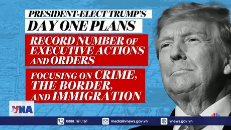 Tổng thống đắc cử Mỹ sẽ ký lượng sắc lệnh hành pháp kỷ lục