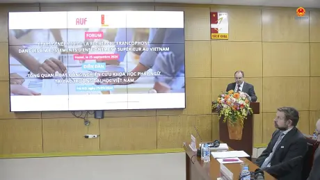 Thúc đẩy nghiên cứu khoa học pháp ngữ tại các trường Đại học Việt Nam