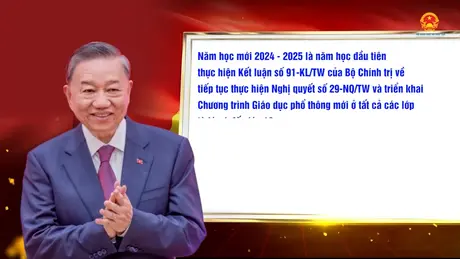 Thư của Tổng Bí thư, Chủ tịch nước gửi ngành Giáo dục nhân dịp khai giảng năm học 2024-2025